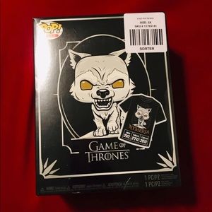 Game Of Thrones Nymeria Pop & Tee Boxset